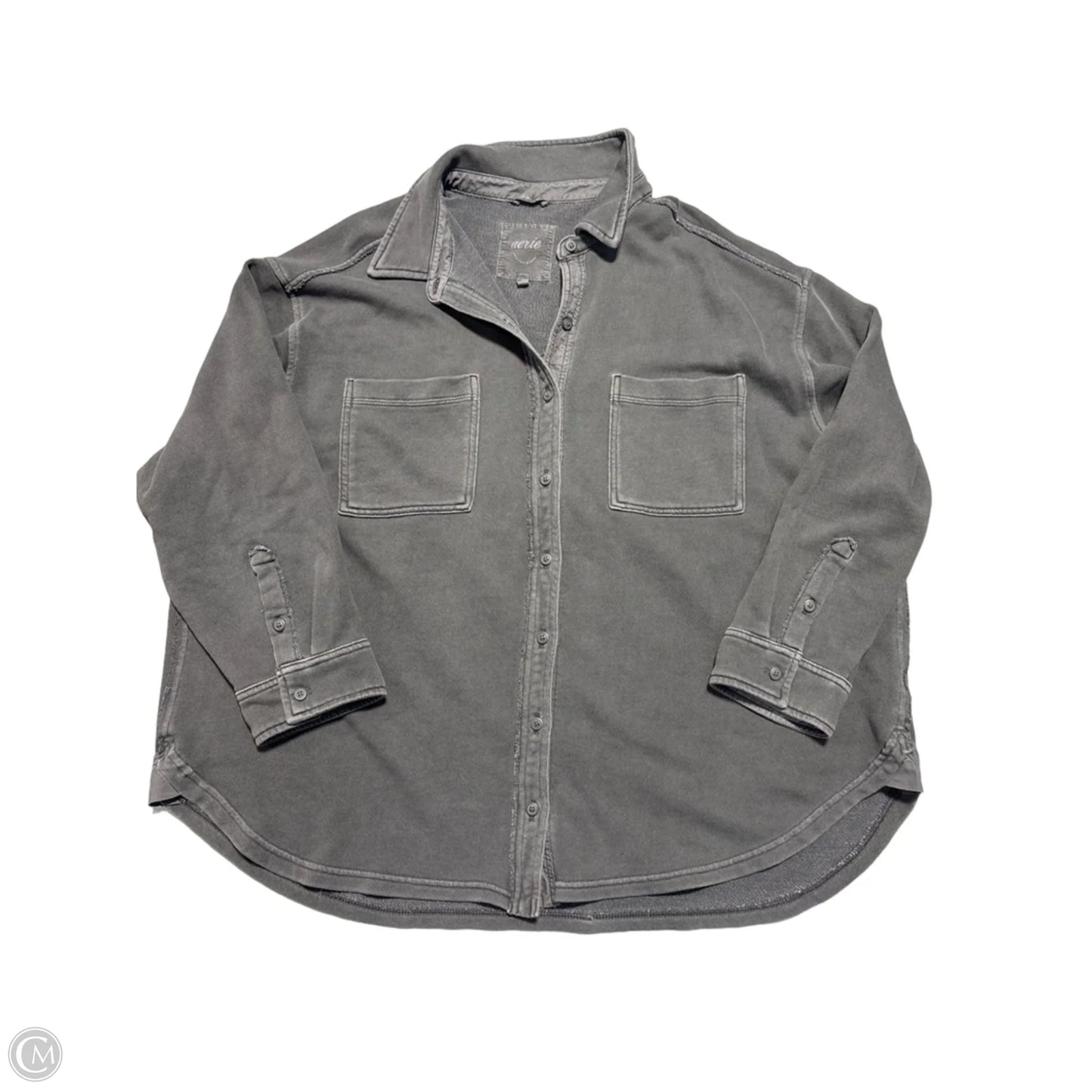 Jacket Utility By Aerie In Grey, Size: L