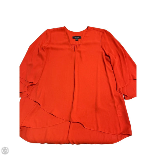 Top 3/4 Sleeve By Karen Kane In Red, Size: M