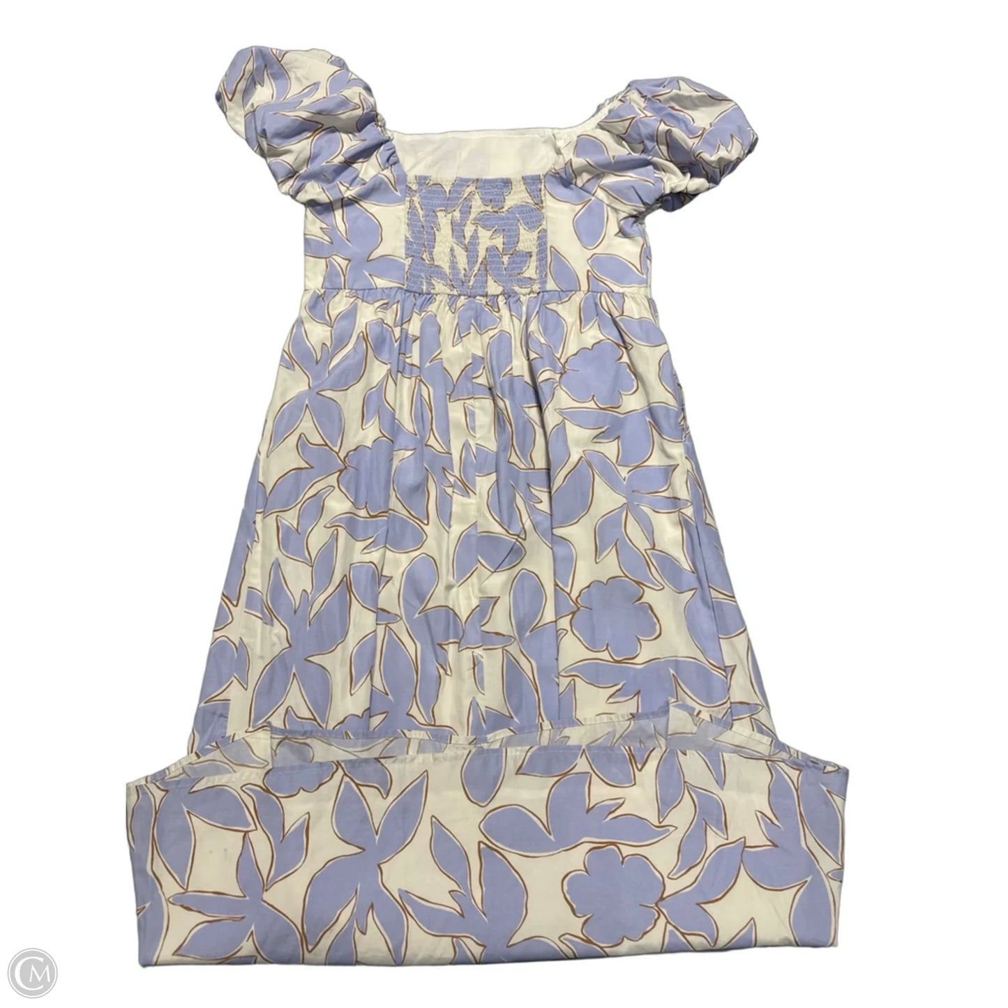 Dress Casual Maxi By A New Day In Blue & Cream, Size: L