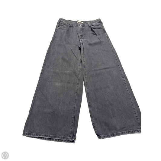 Jeans Wide Leg By Levis In Black, Size: 8