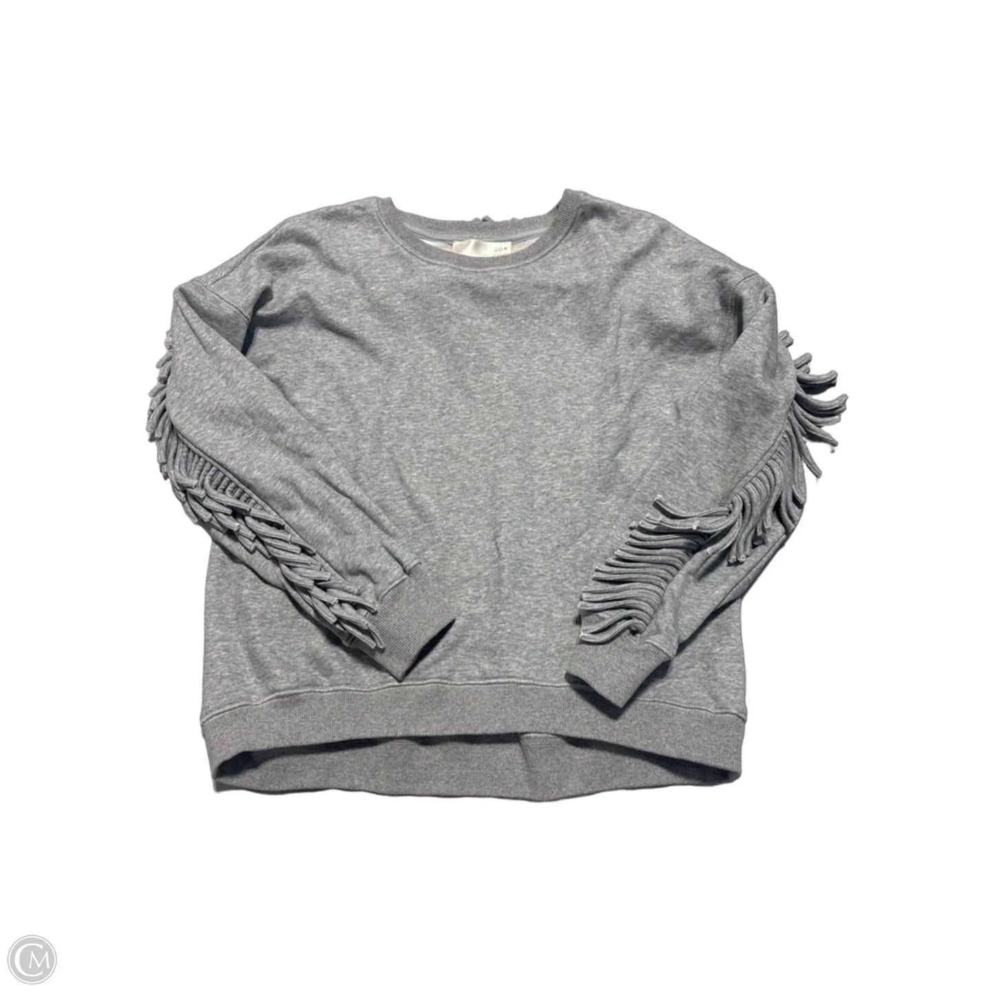 Sweatshirt Crewneck By Joa In Grey, Size: M