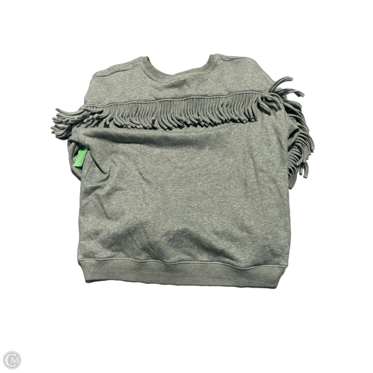 Sweatshirt Crewneck By Joa In Grey, Size: M