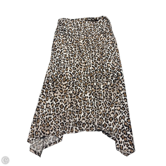 Skirt Midi By Apt 9 In Animal Print, Size: Xxl