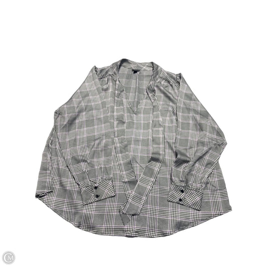 Top Long Sleeve By Torrid In Black & White, Size: 3x