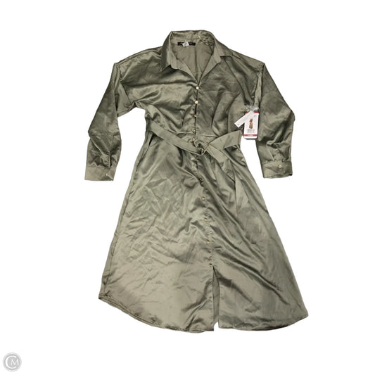 Dress Casual Midi By French Connection In Green, Size: Xl