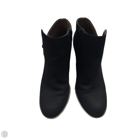 Boots Ankle Heels By Report In Black, Size: 9.5