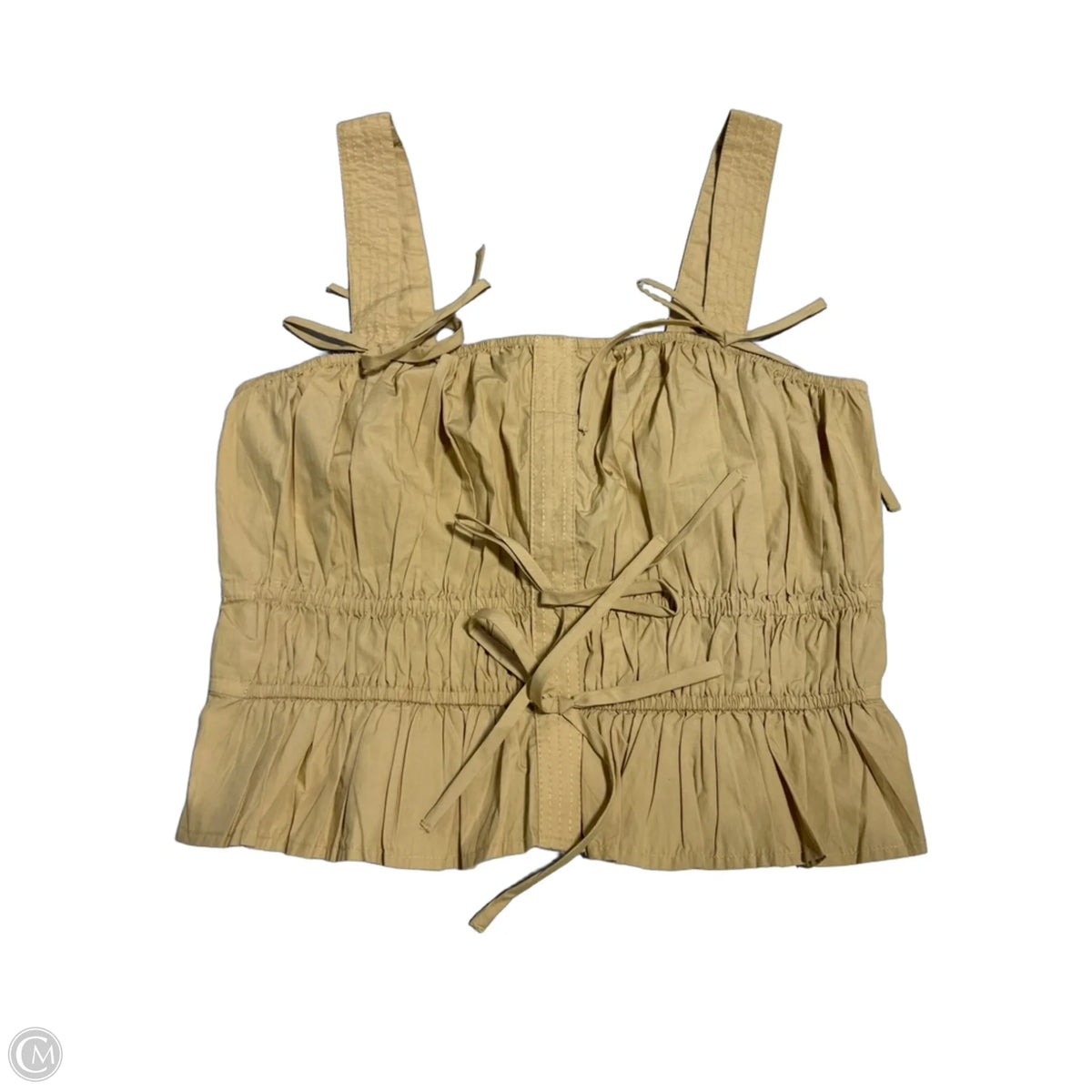 Tank Top By Loft In Tan, Size: L