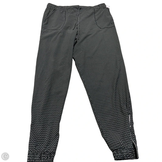 Athletic Pants By Cmc In Black & White, Size: Xl