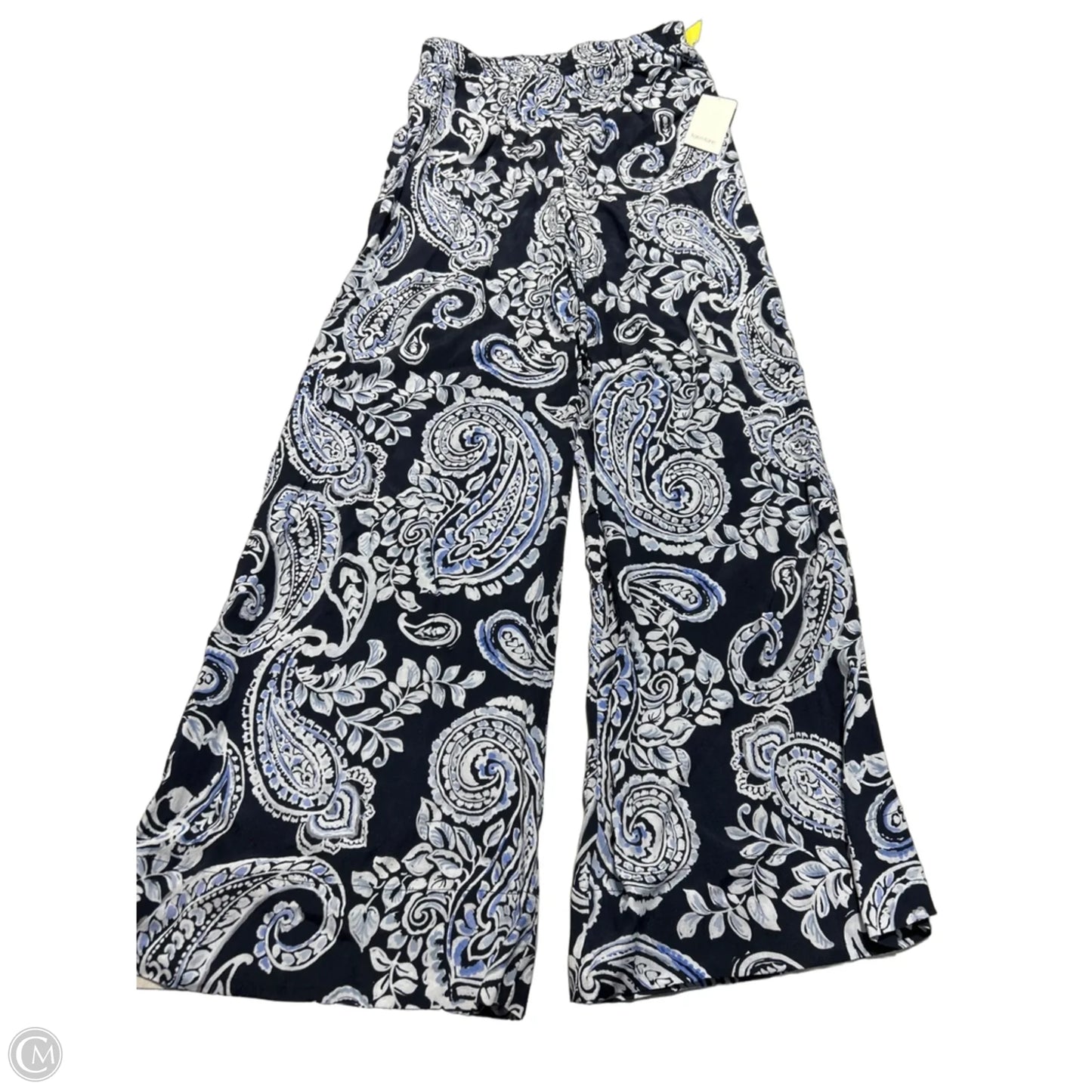 Pants Linen By Karen Kane In Blue, Size: Xs