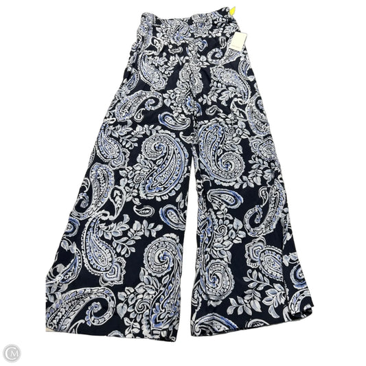 Pants Linen By Karen Kane In Blue, Size: Xs