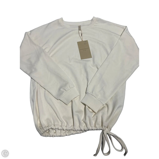 Top Long Sleeve By Cmc In Beige, Size: S