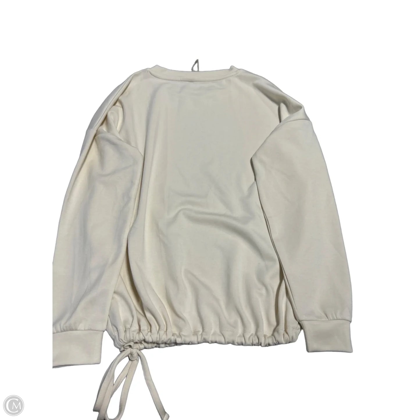 Top Long Sleeve By Cmc In Beige, Size: S