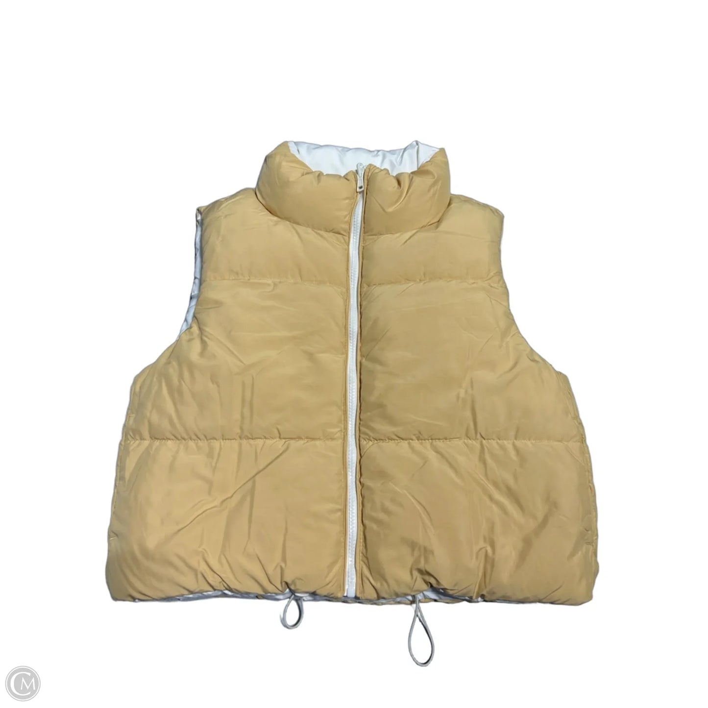 Vest Puffer & Quilted By Cmc In Yellow, Size: M