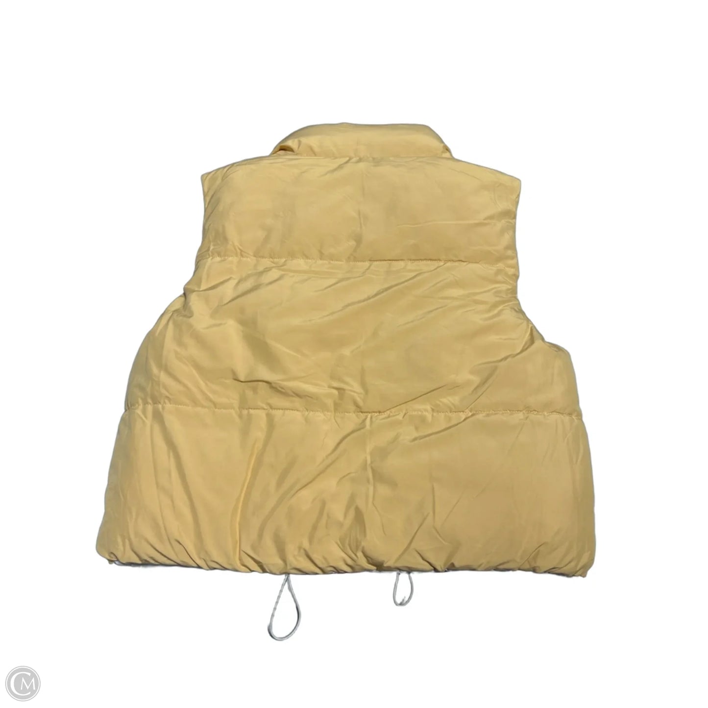 Vest Puffer & Quilted By Cmc In Yellow, Size: M