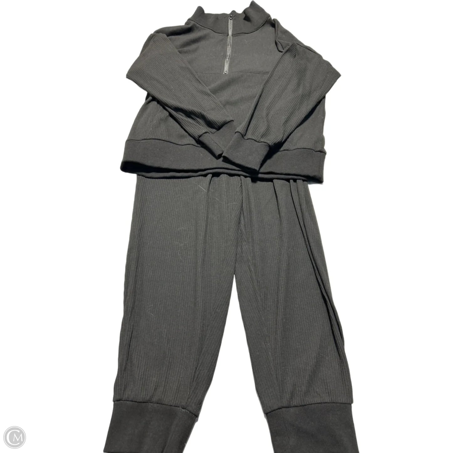 Top 2pc Long Sleeve By Cmc In Black, Size: L