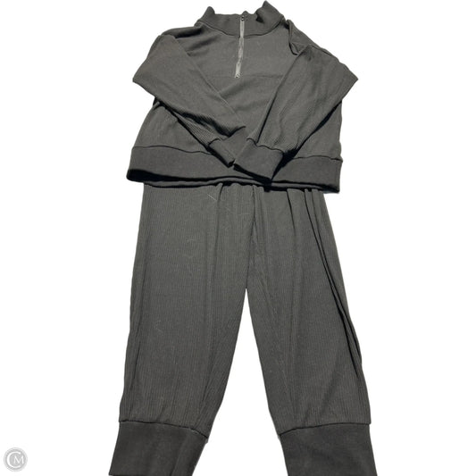 Top 2pc Long Sleeve By Cmc In Black, Size: L