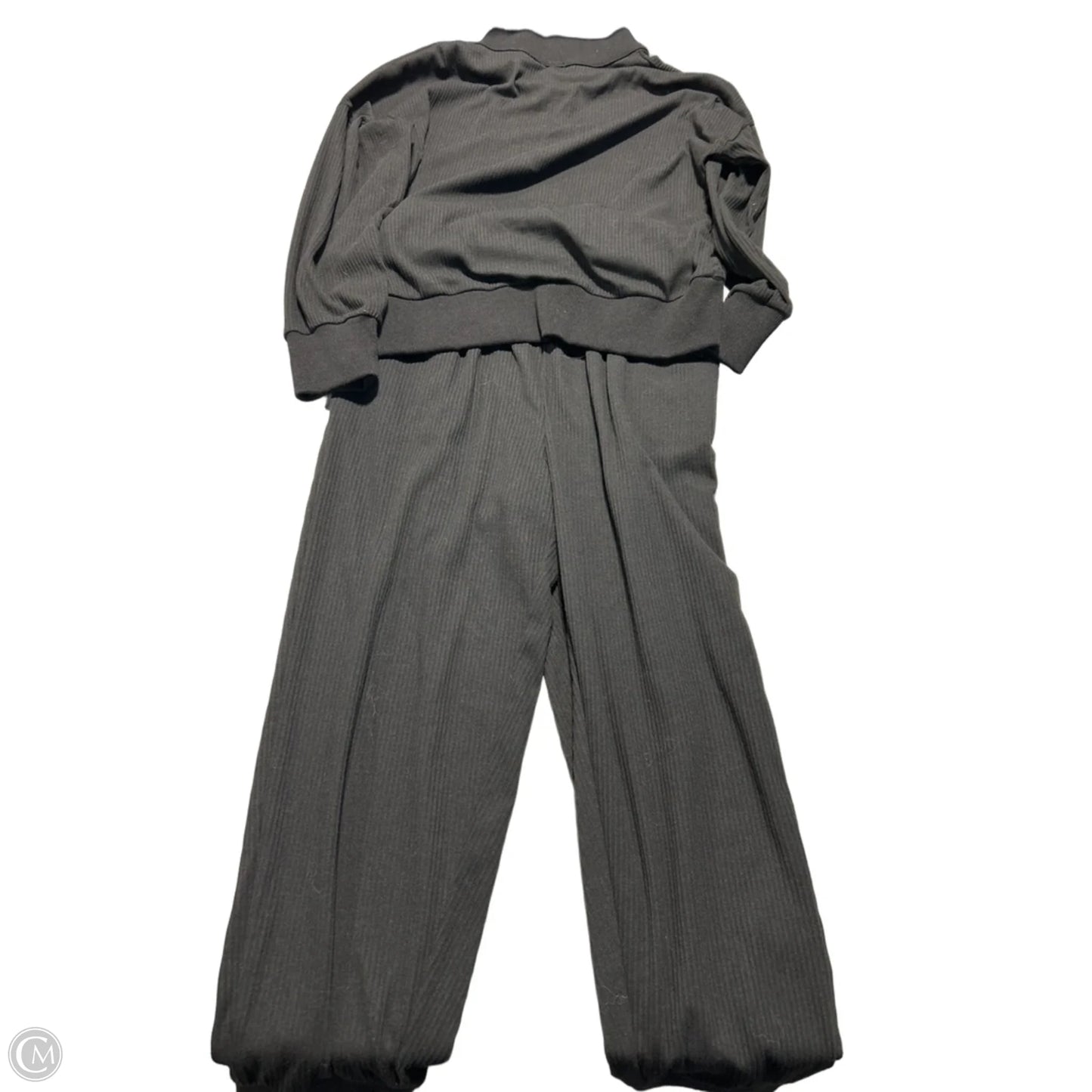 Top 2pc Long Sleeve By Cmc In Black, Size: L