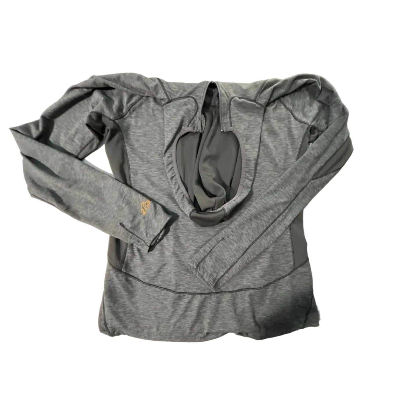 Athletic Top Long Sleeve Hoodie By Colosseum In Grey, Size: L