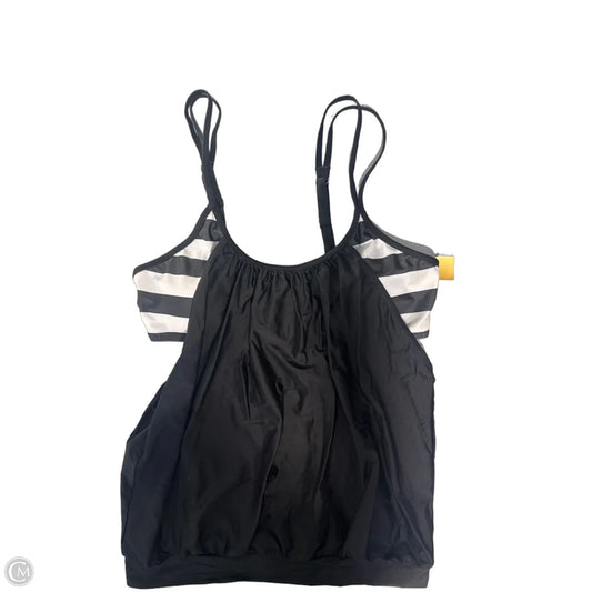 Swimsuit Top By Cmc In Black & White, Size: Xxl