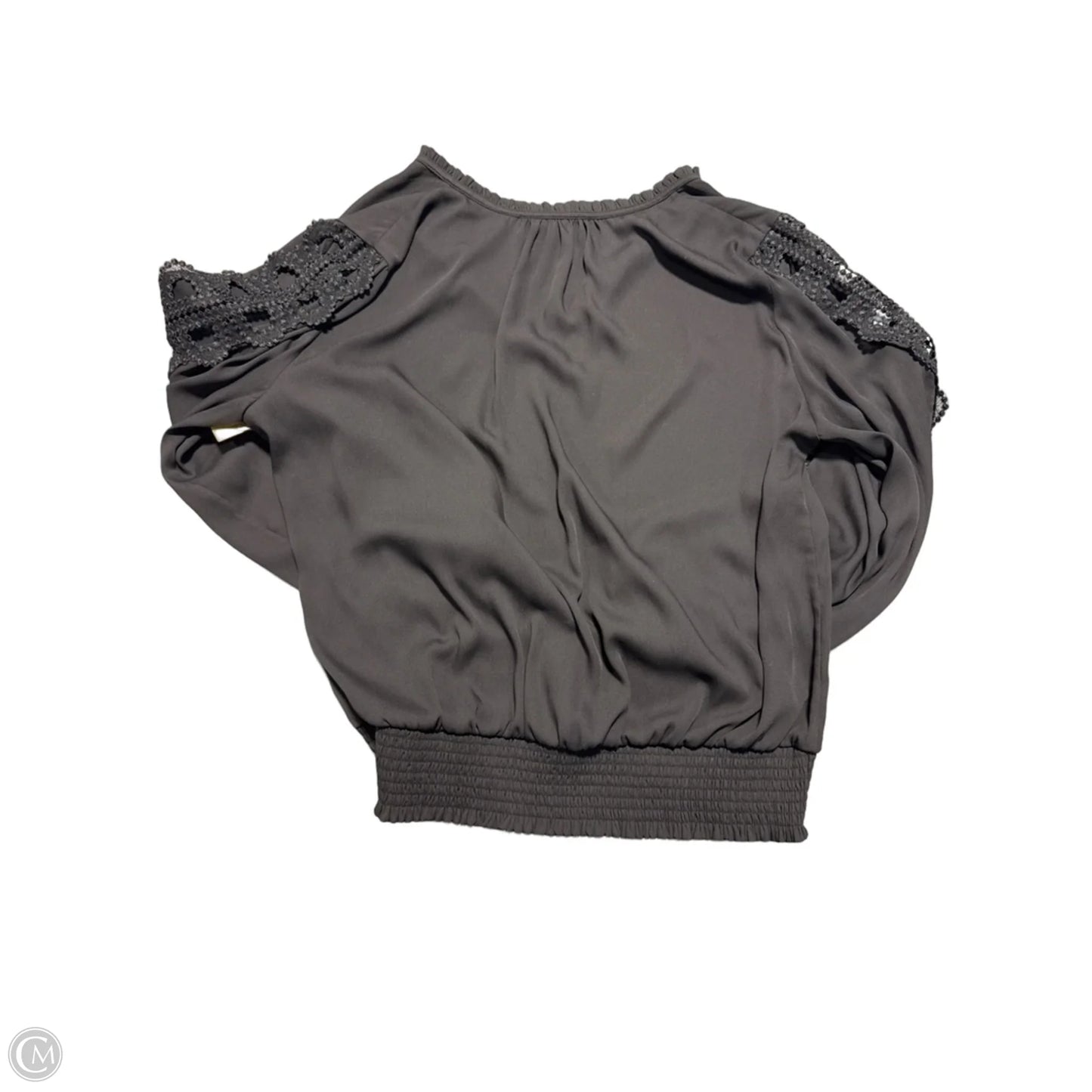 Top Long Sleeve By White House Black Market In Black, Size: Xl