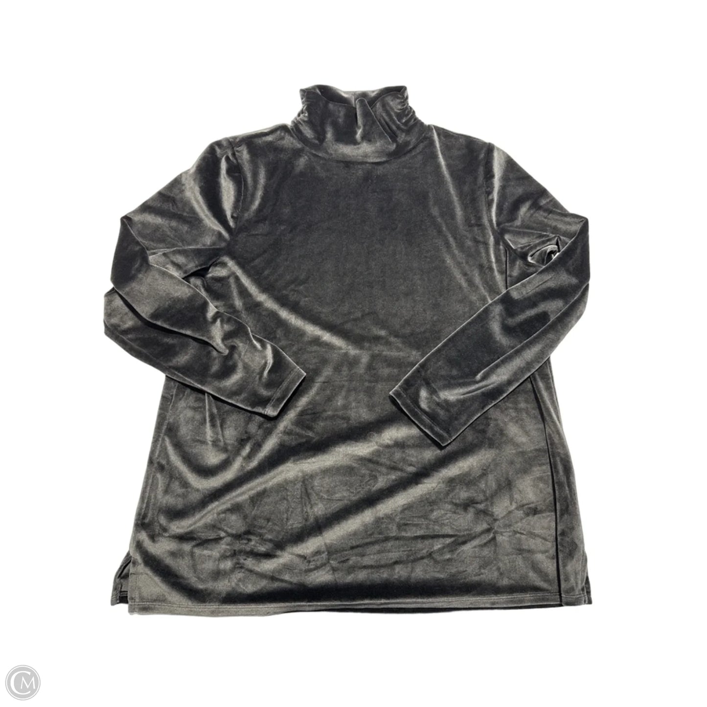 Top Long Sleeve By Cmc In Black, Size: L