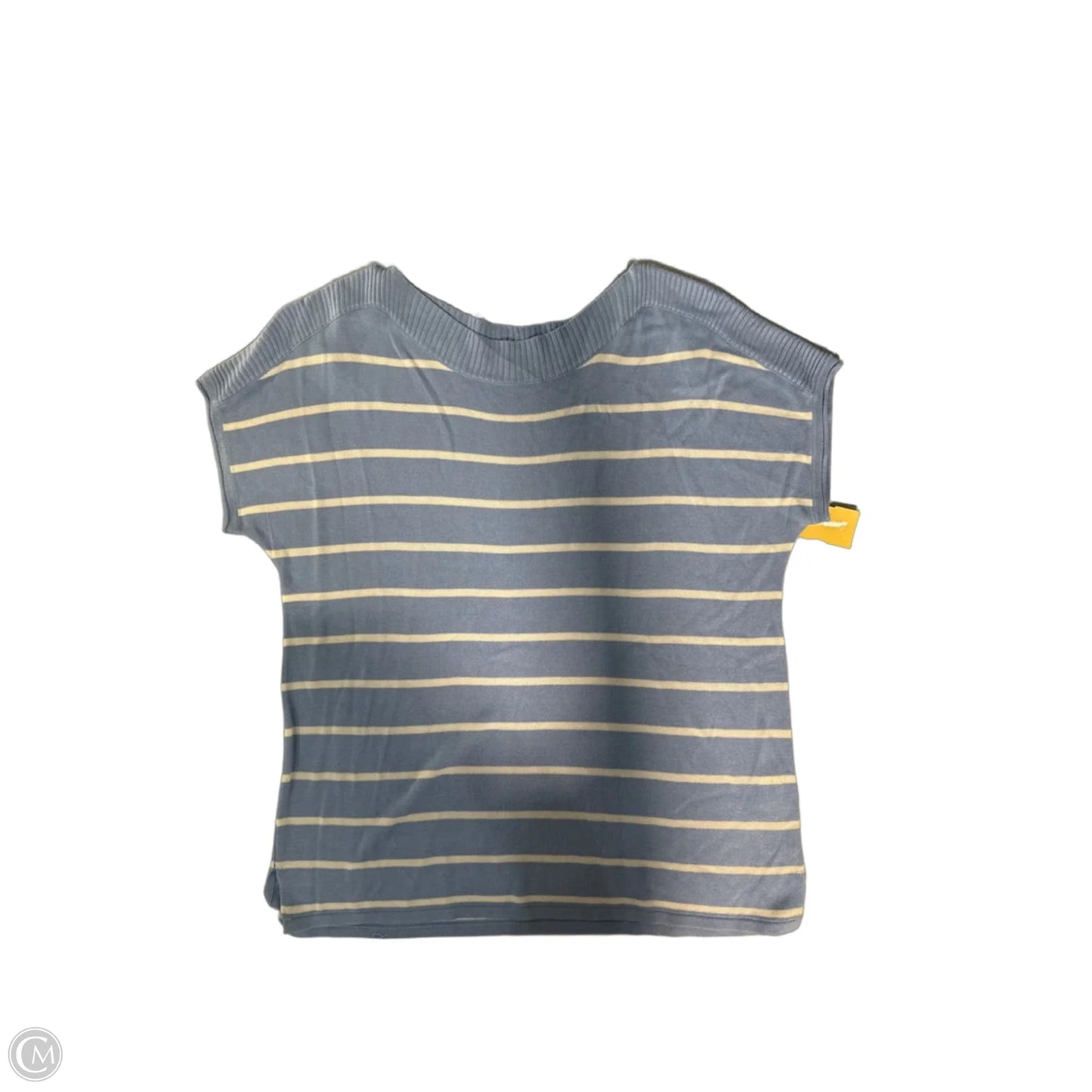 Top Short Sleeve By Staccato In Blue, Size: M