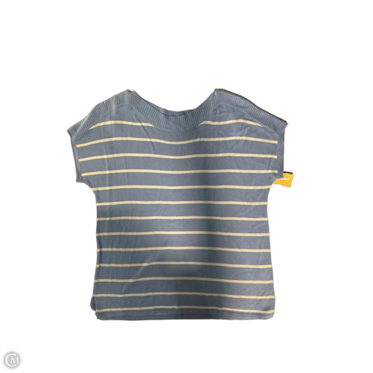 Top Short Sleeve By Staccato In Blue, Size: M