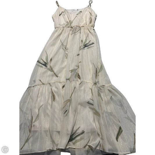 Dress Casual Maxi By Lush In Cream, Size: L
