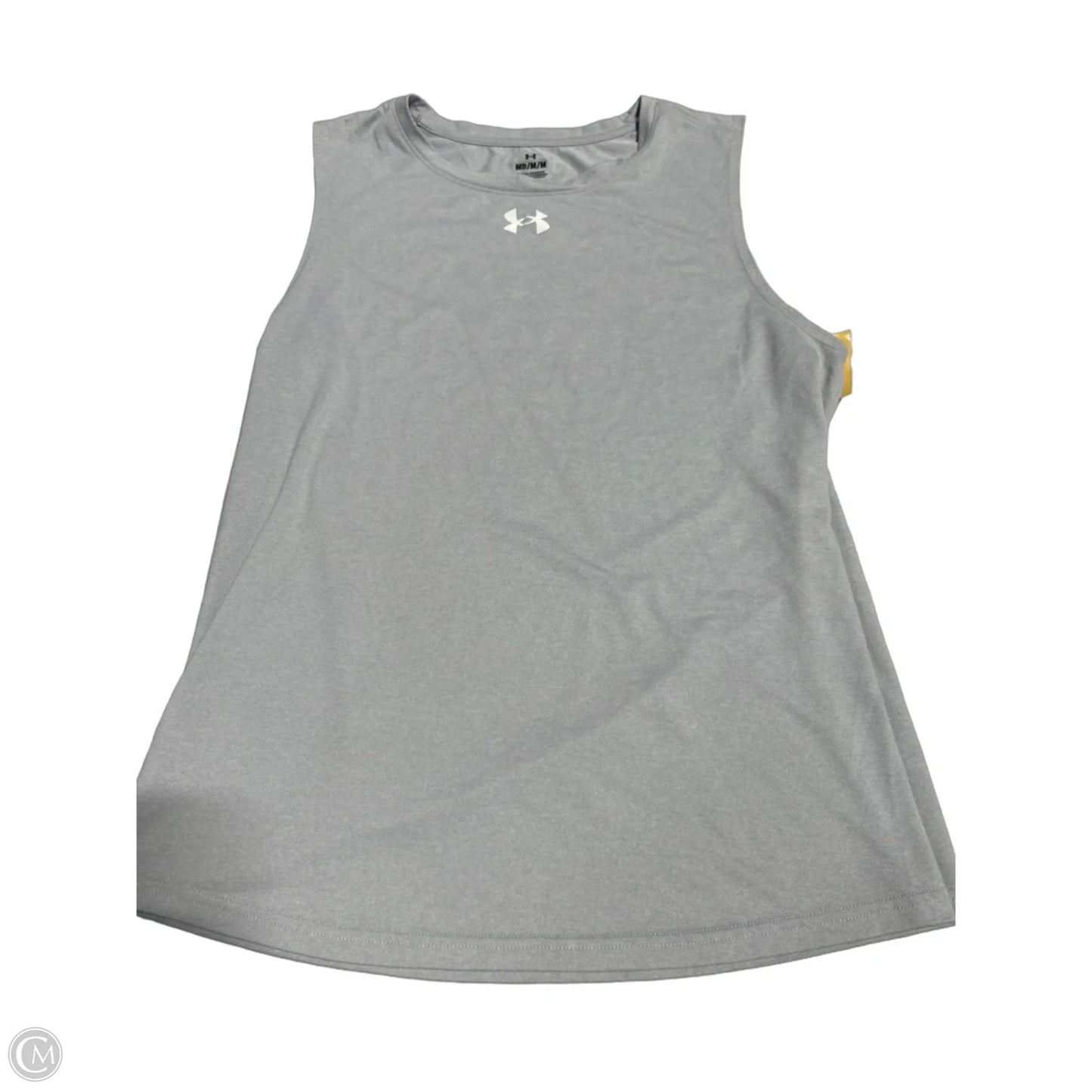 Athletic Tank Top By Under Armour In Grey, Size: M