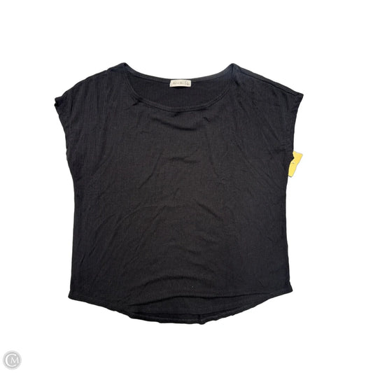 Top Short Sleeve By Active Usa In Black, Size: L