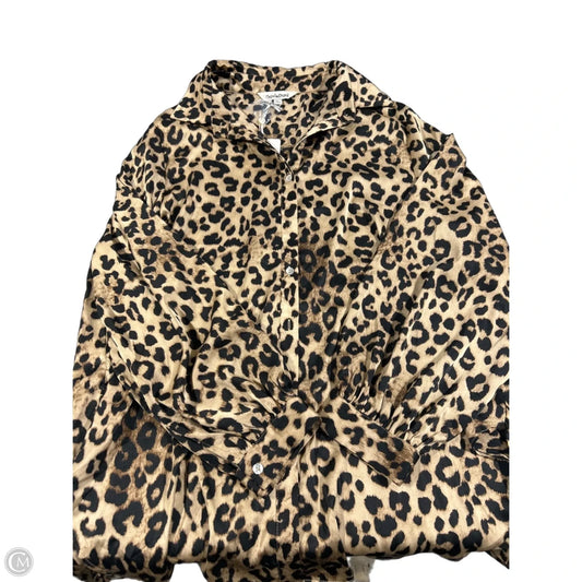 Top Long Sleeve By Davi & Dani In Animal Print, Size: L
