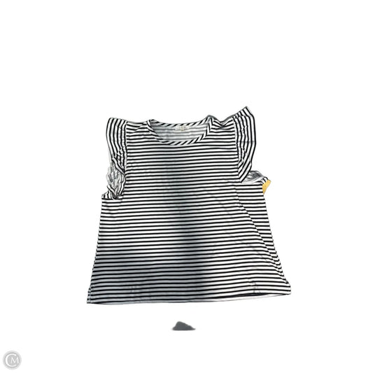 Top Sleeveless By Nine Britton In Black & White, Size: Xl