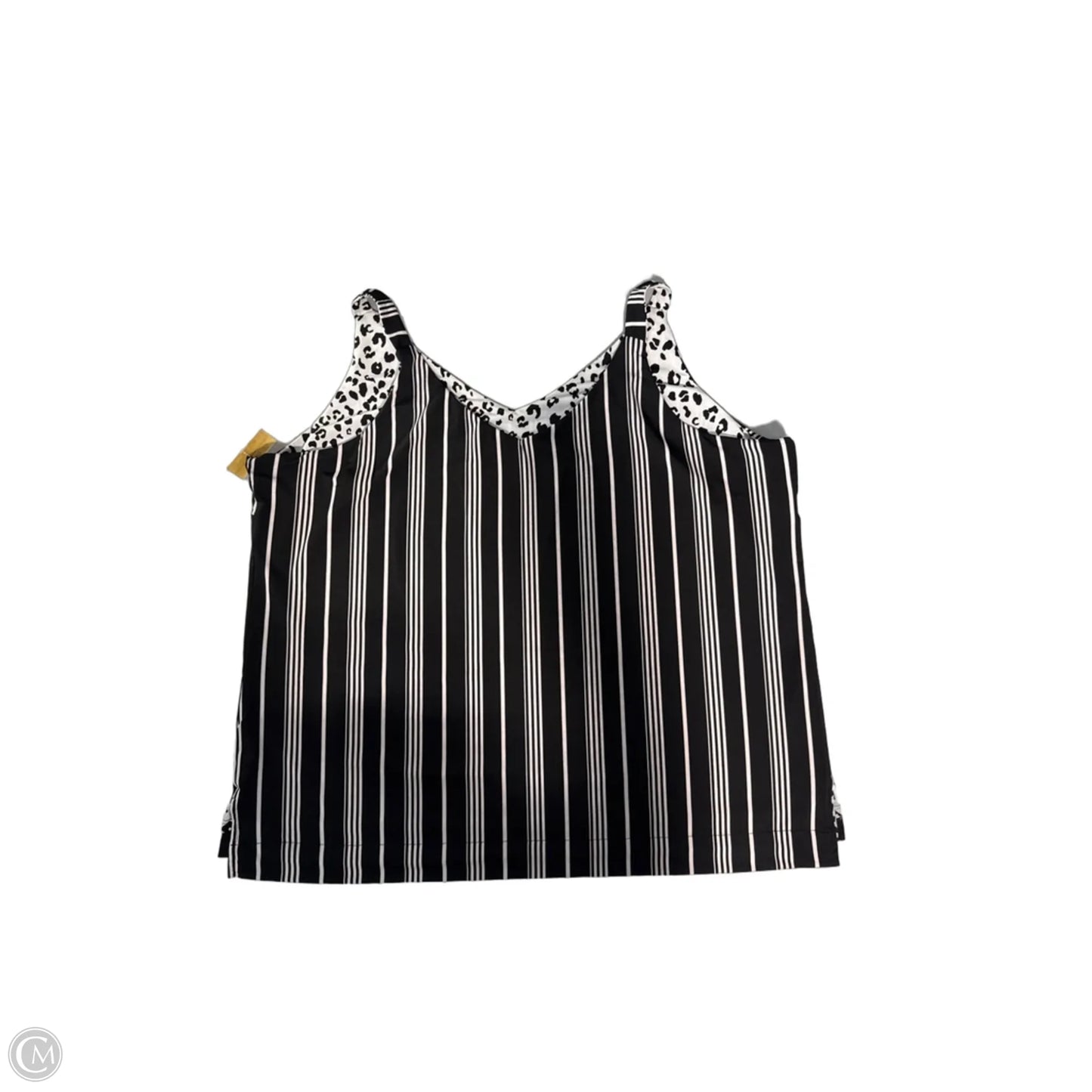Tank Top By Cmc In Black & White, Size: Xl