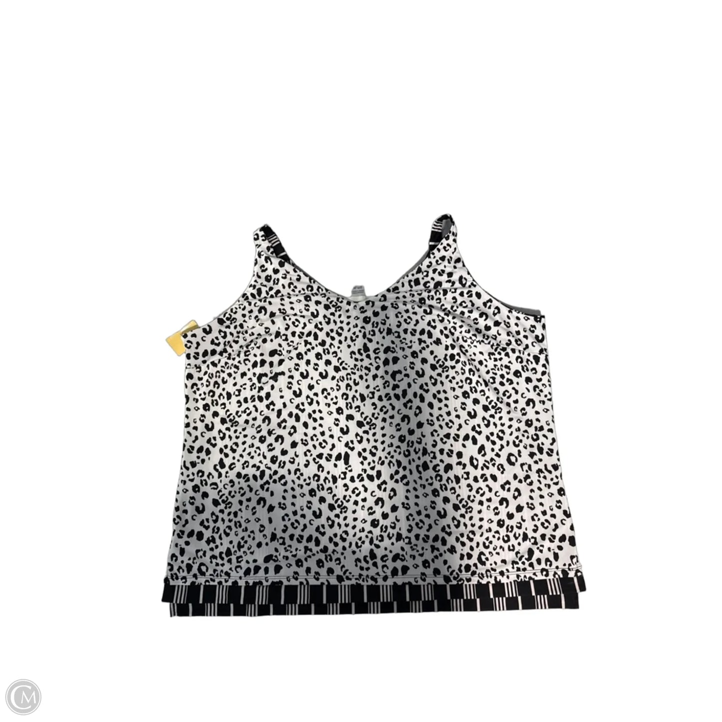 Tank Top By Cmc In Black & White, Size: Xl