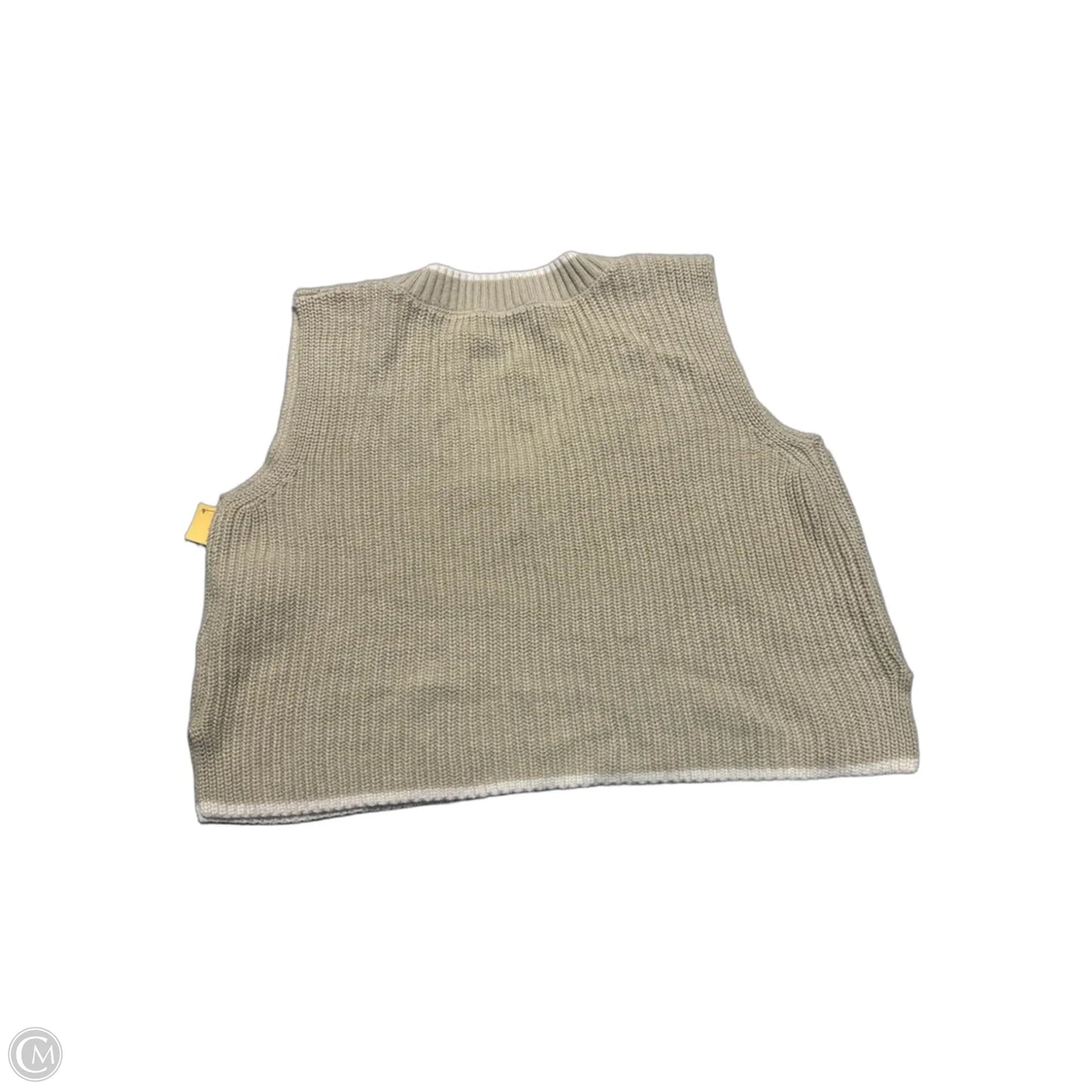 Vest Sweater By Divided In Tan, Size: Xl
