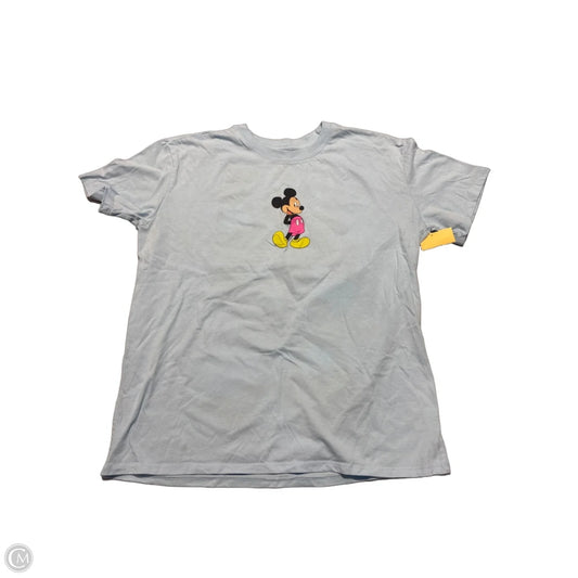 Top Short Sleeve By Disney In Blue, Size: Xl