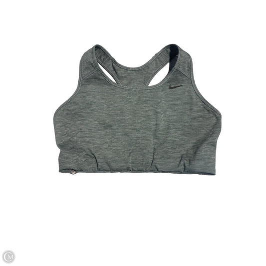 Athletic Bra By Nike In Grey, Size: Xl