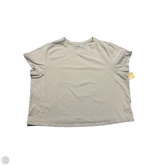 Top Short Sleeve By Old Navy In Cream, Size: Xxl