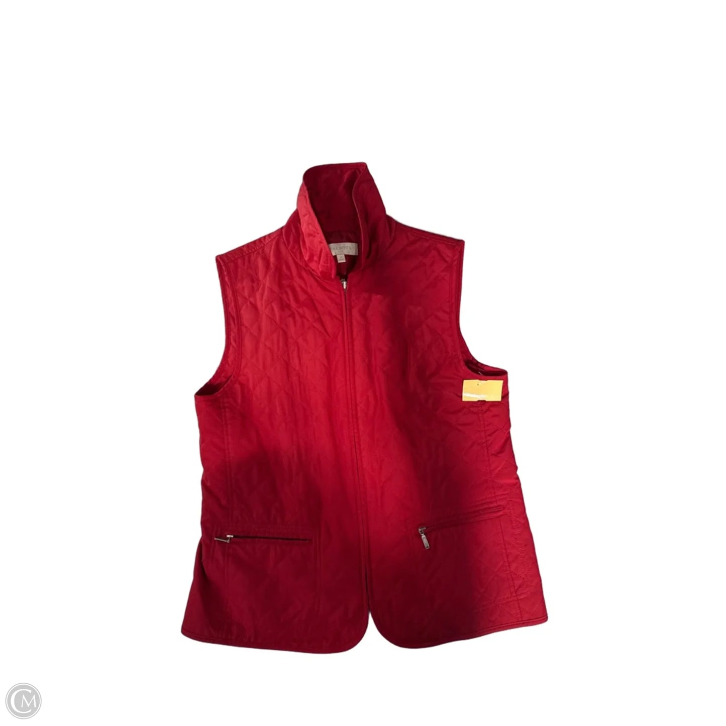 Vest Other By Talbots In Red, Size: S