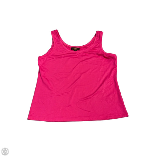 Athletic Tank Top By Victor In Pink, Size: Xl