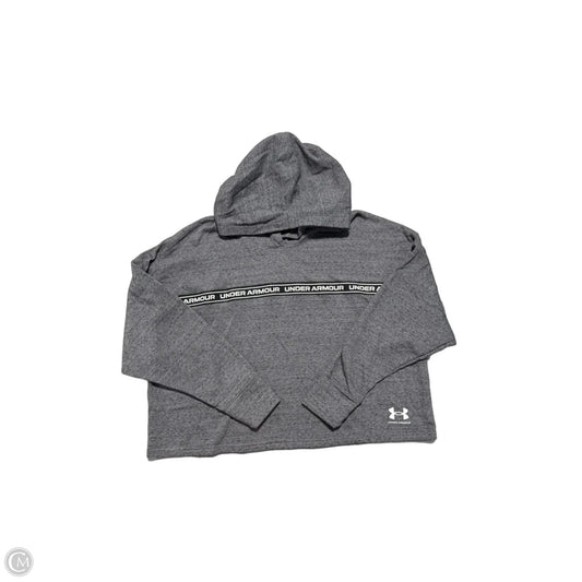 Top Long Sleeve By Under Armour In Grey, Size: 1x