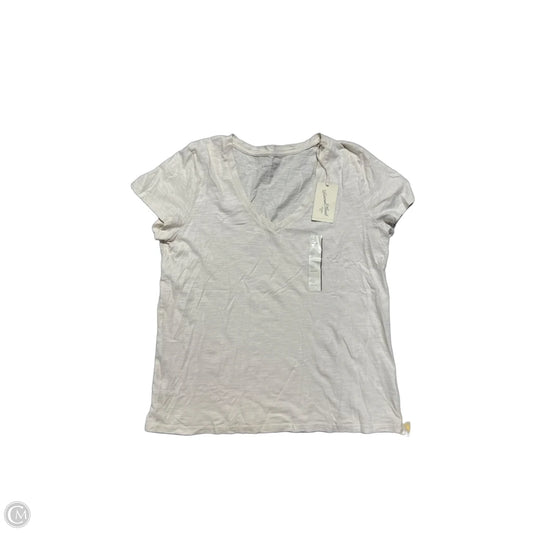 Top Short Sleeve By Universal Thread In Cream, Size: Xl