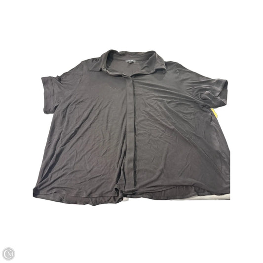 Top Short Sleeve By Universal Standard In Black, Size: 3x