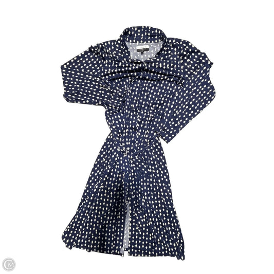 Dress Casual Midi By Eloquii In Navy, Size: 3x