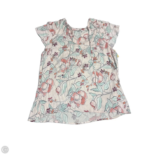 Top Short Sleeve By Tribal In Pink, Size: M