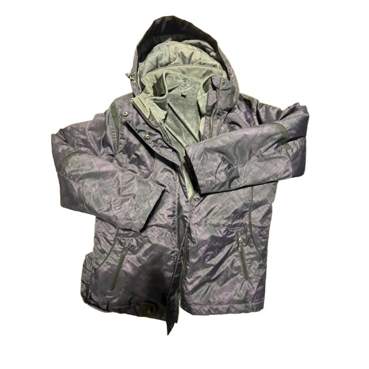 Coat Puffer & Quilted By Cmb In Purple, Size: Xl
