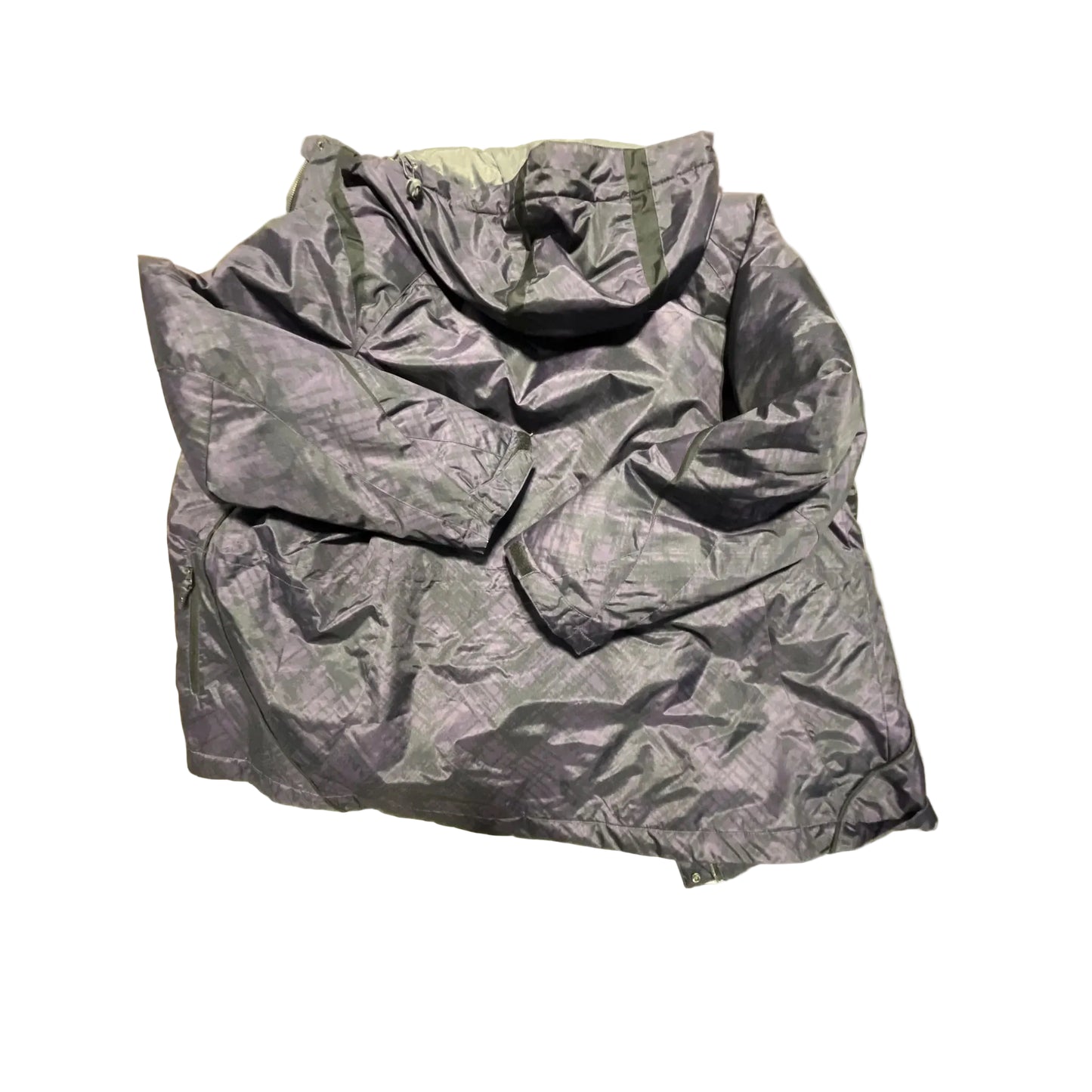 Coat Puffer & Quilted By Cmb In Purple, Size: Xl