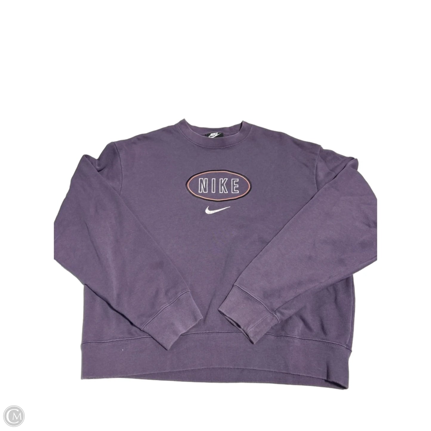 Top Long Sleeve By Nike In Purple, Size: S