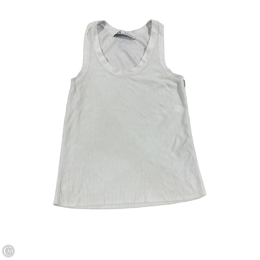 Tank Top By Zara In White, Size: M