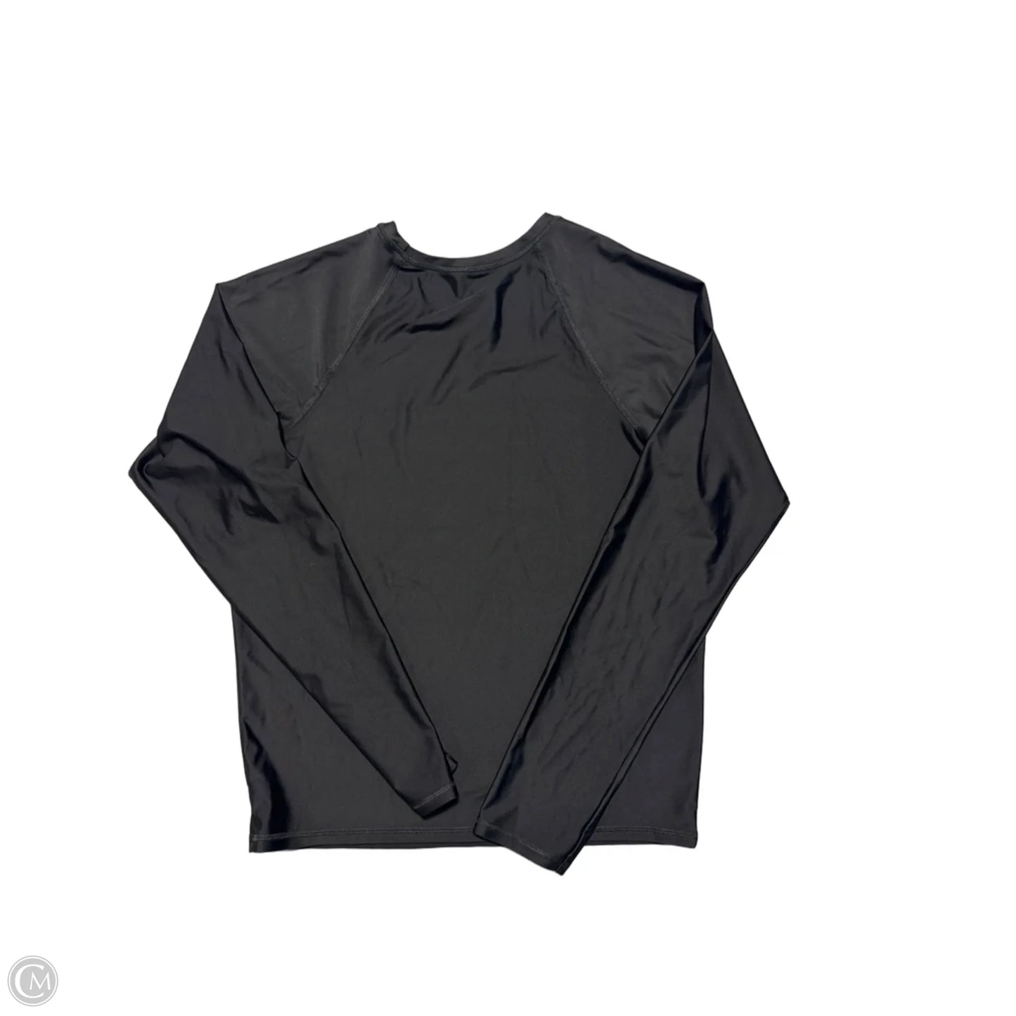 Athletic Top Long Sleeve Crewneck By Aerie In Black, Size: L